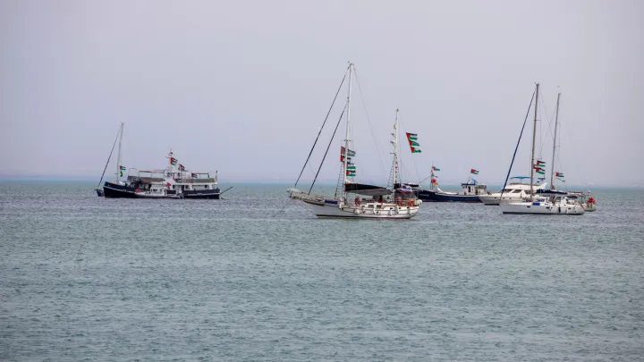 Flotilha Global Sumud com destino a Gaza reporta segundo alegado ataque de drone
