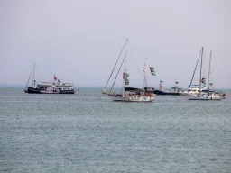 Flotilha Global Sumud com destino a Gaza reporta segundo alegado ataque de drone