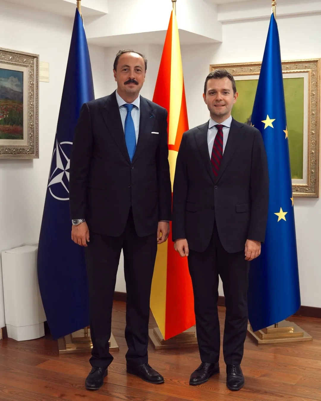 Mucunski takon ambasadorin turk në Shkup, rifairmojnë marrëdhëniet midis vendeve