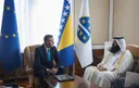 Bećirović u razgovoru s ambasadorom Katara iskazao podršku nakon nedavnih izraelskih napada