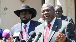 South Sudan's President Salva Kiir suspends First Vice President Riek Machar