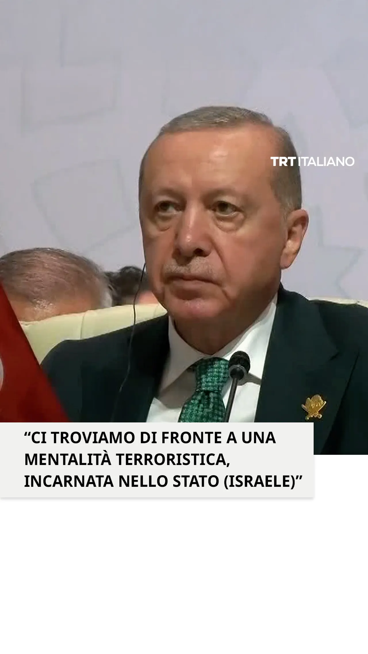 Il presidente Erdogan mette in guardia contro i tentativi di Israele di espandere le sue occupazioni