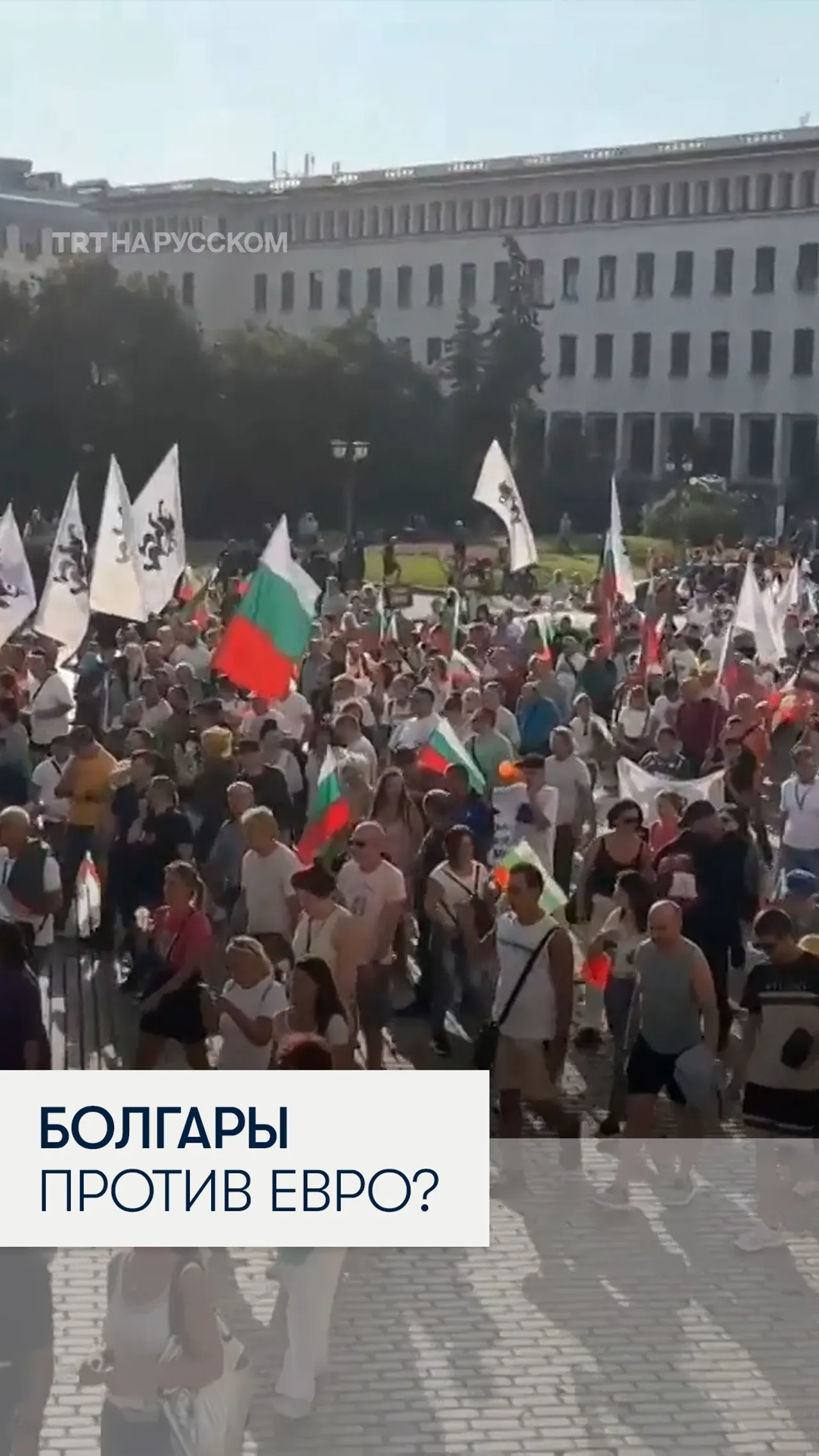 В Болгарии протестуют против вхождения в еврозону