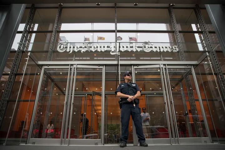 Trump amerikai elnök bejelentette, hogy 15 milliárd dollárra pert indít a New York Times ellen