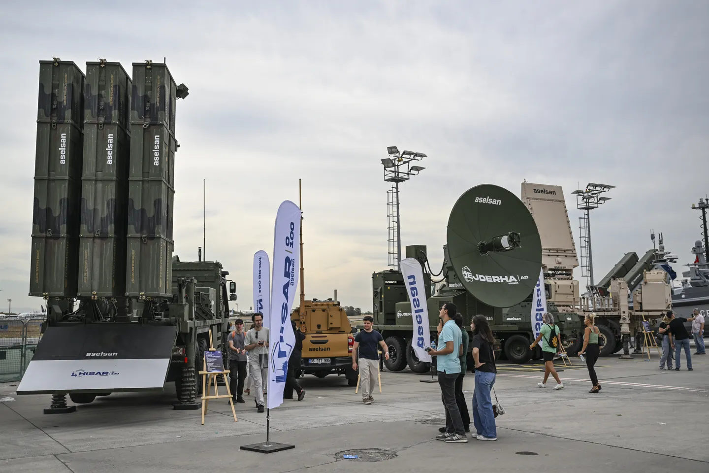 Vizitorët e TEKNOFEST përjetojnë sistemin e mbrojtjes ajrore të Türkiyes: Kupolën e Çelikut