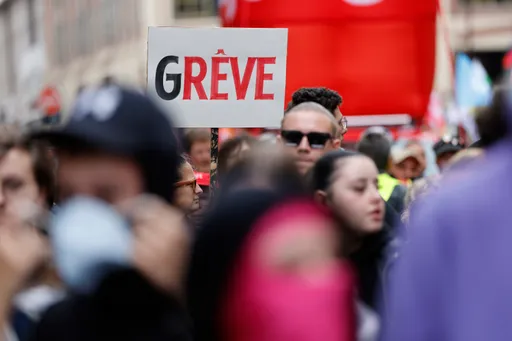 Meer dan een half miljoen demonstranten op de been in Frankrijk