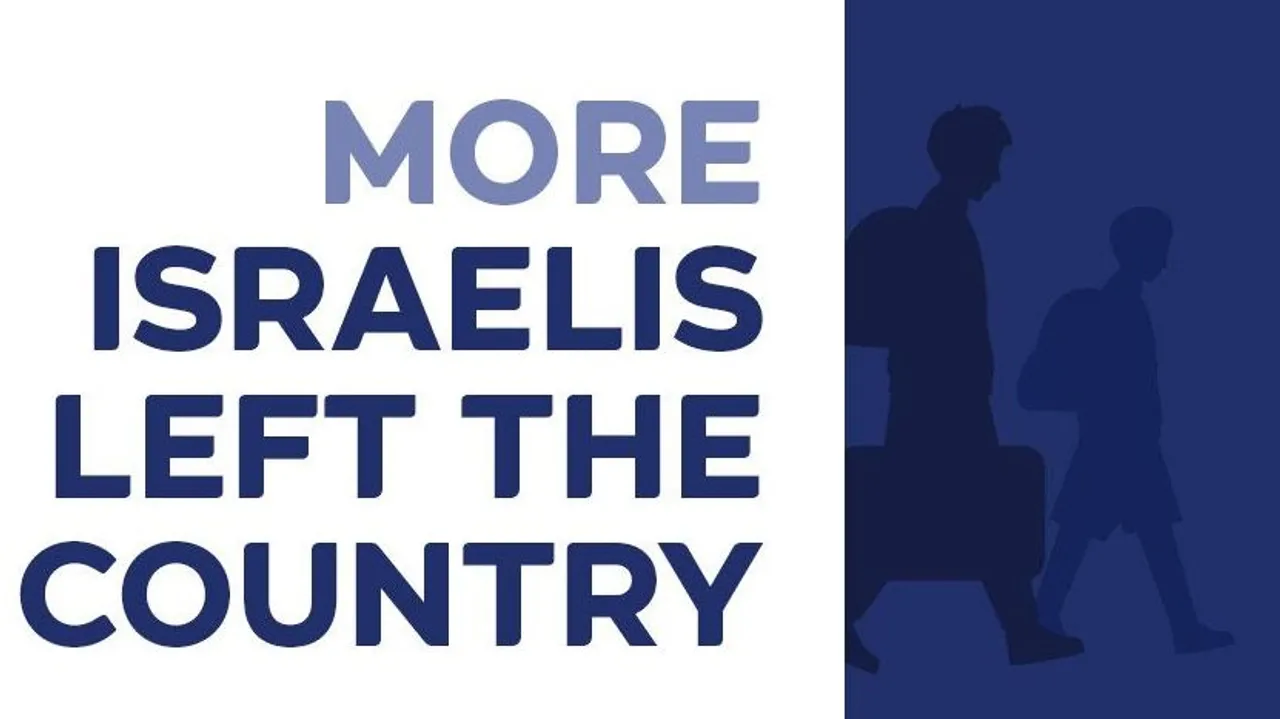 More Israelis left the country than arrived in 2024