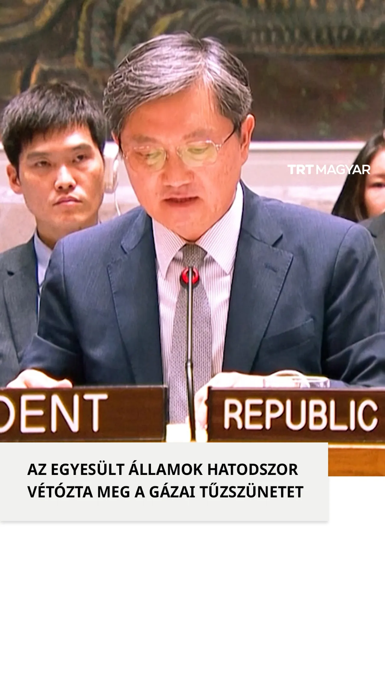 Az Egyesült Államok hatodszor vétózta meg a gázai tűzszünetet