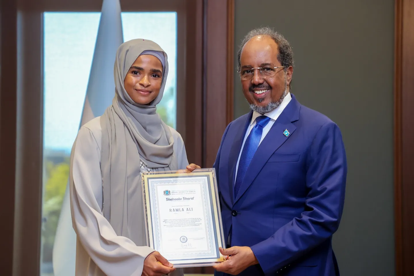 Somali boxing star Ramla Ali awarded national honour