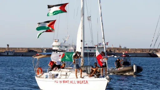 G‘azoga yordam olib ketayotgan karvon ustida insonsiz havo transportlari kuzatildi