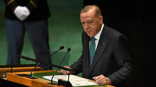 Erdogan at UNGA: 'There is no war in Gaza, this is genocide'