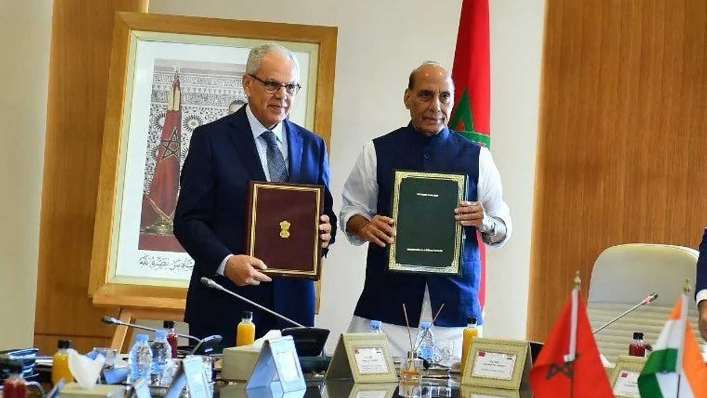 भारत और मोरक्को ने रक्षा सहयोग, और संयुक्त अभ्यास के लिए समझौता ज्ञापन पर हस्ताक्षर किए