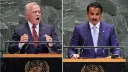 أمير قطر يهاجم نتنياهو ويرفض محاولات تقسيم سوريا.. وعاهل الأردن: إسرائيل تهدم أسس السلام