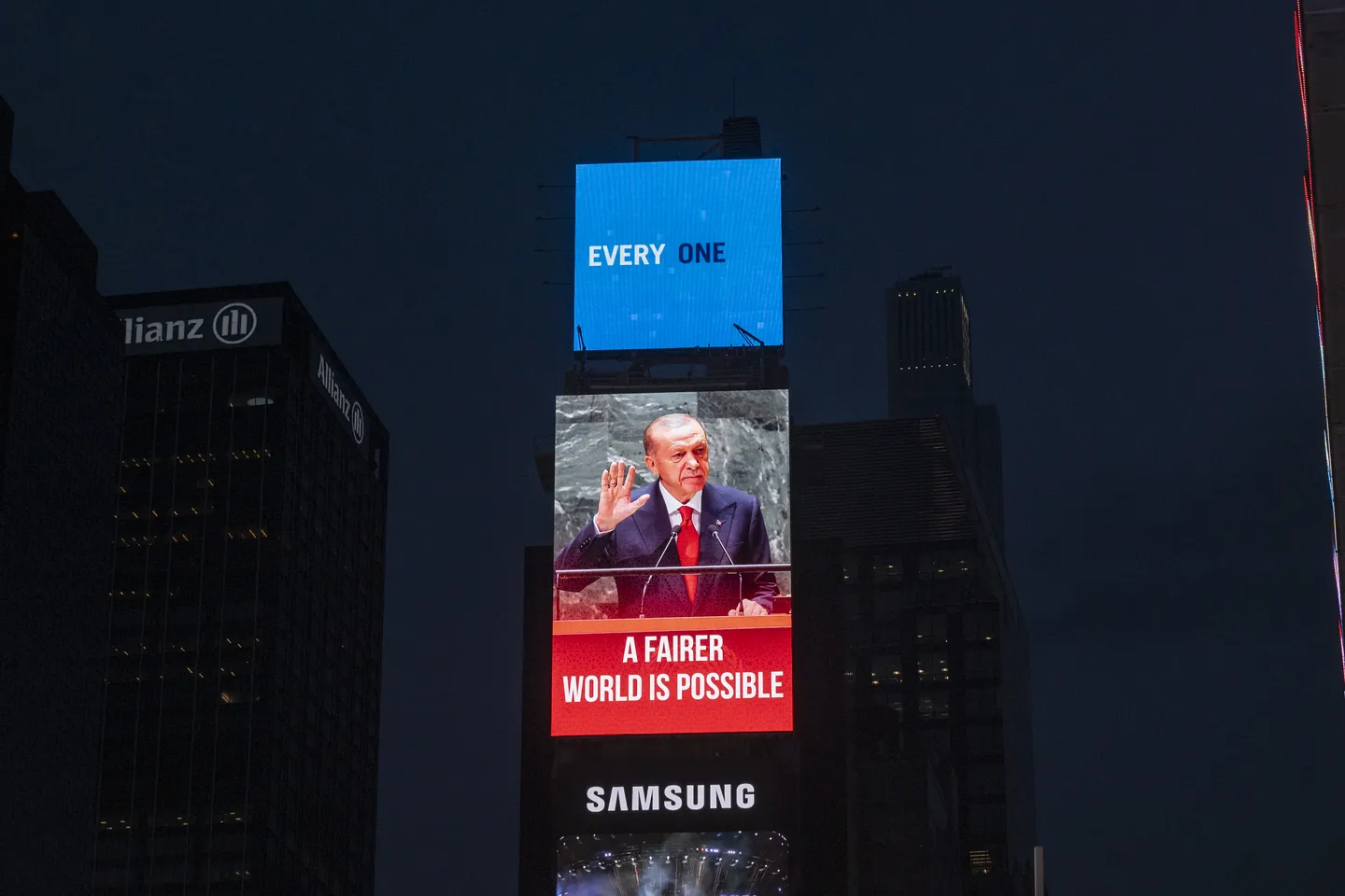 Erdogan’s famous quotes shine in New York