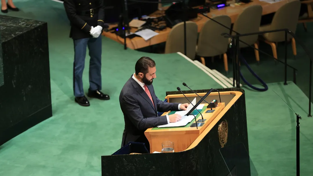 Al Sharaa verklaart 'triomf van de waarheid over de leugen' in zijn debuut VN-toespraak