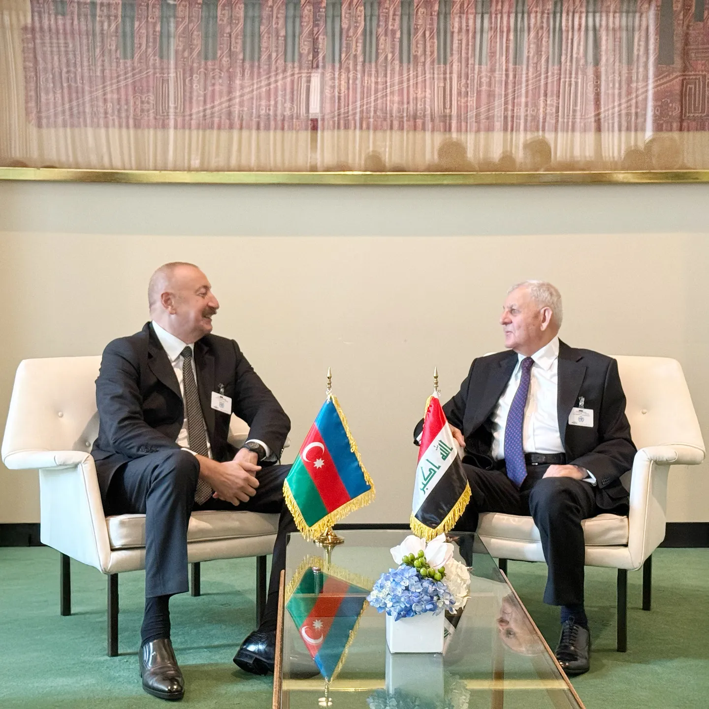 Azerbaijan and Iraq eye closer ties, back Armenia peace efforts in UN talks