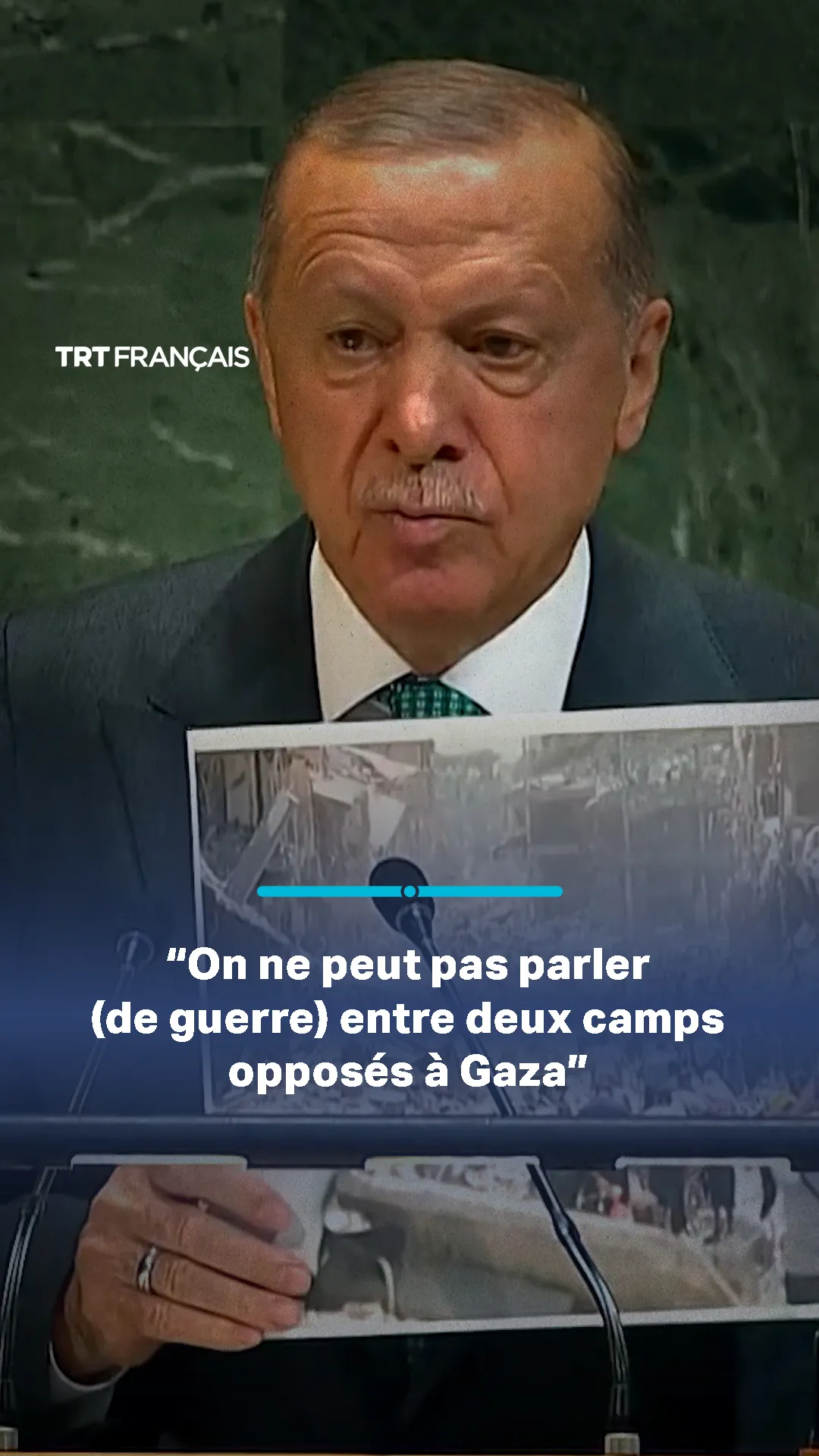“Il n'y a pas de guerre à Gaza, on ne peut pas parler de deux camps opposés”