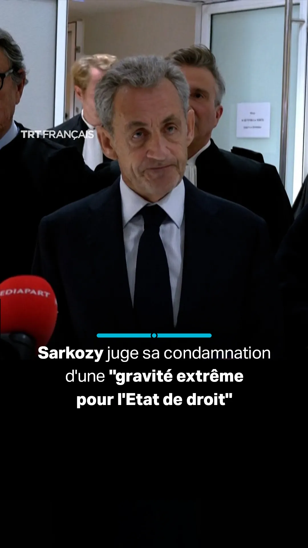 “Une gravité extrême pour l’État de droit”: Sarkozy réagit à sa condamnation