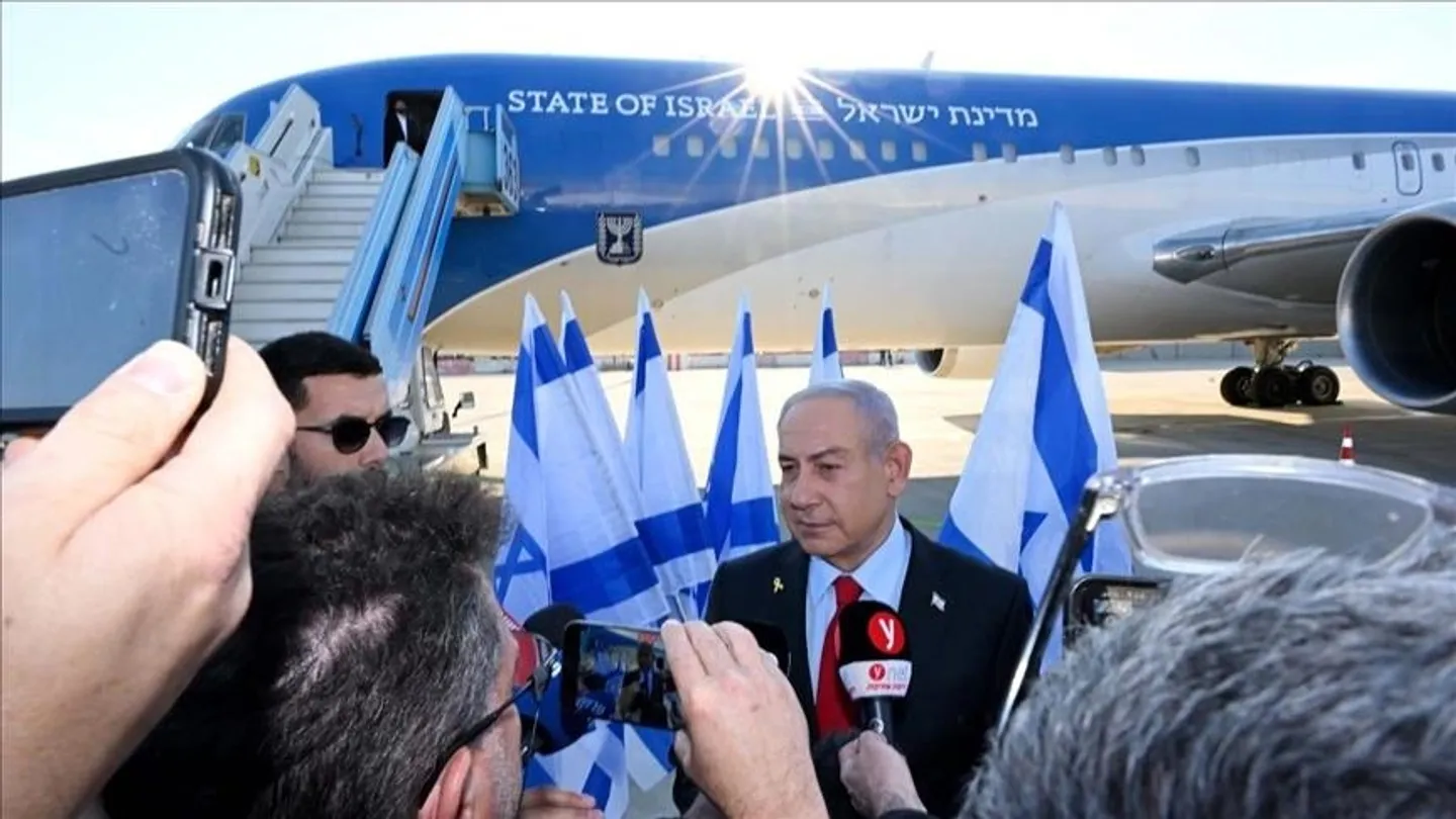 Le vol de Netanyahu évite la majeure partie de l'espace aérien européen, en raison du mandat d'arrêt