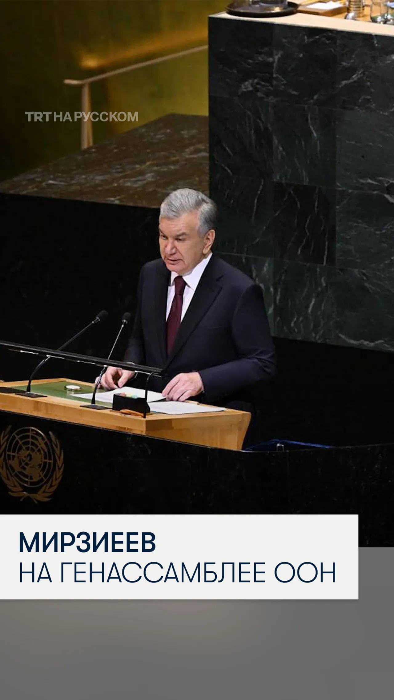 Шавкат Мирзиеев призвал реформировать Совбез ООН