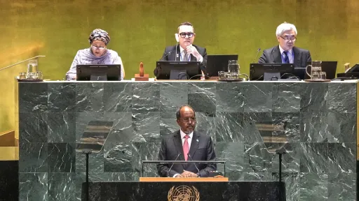 Somali president calls for urgent global action on Gaza in UNGA address