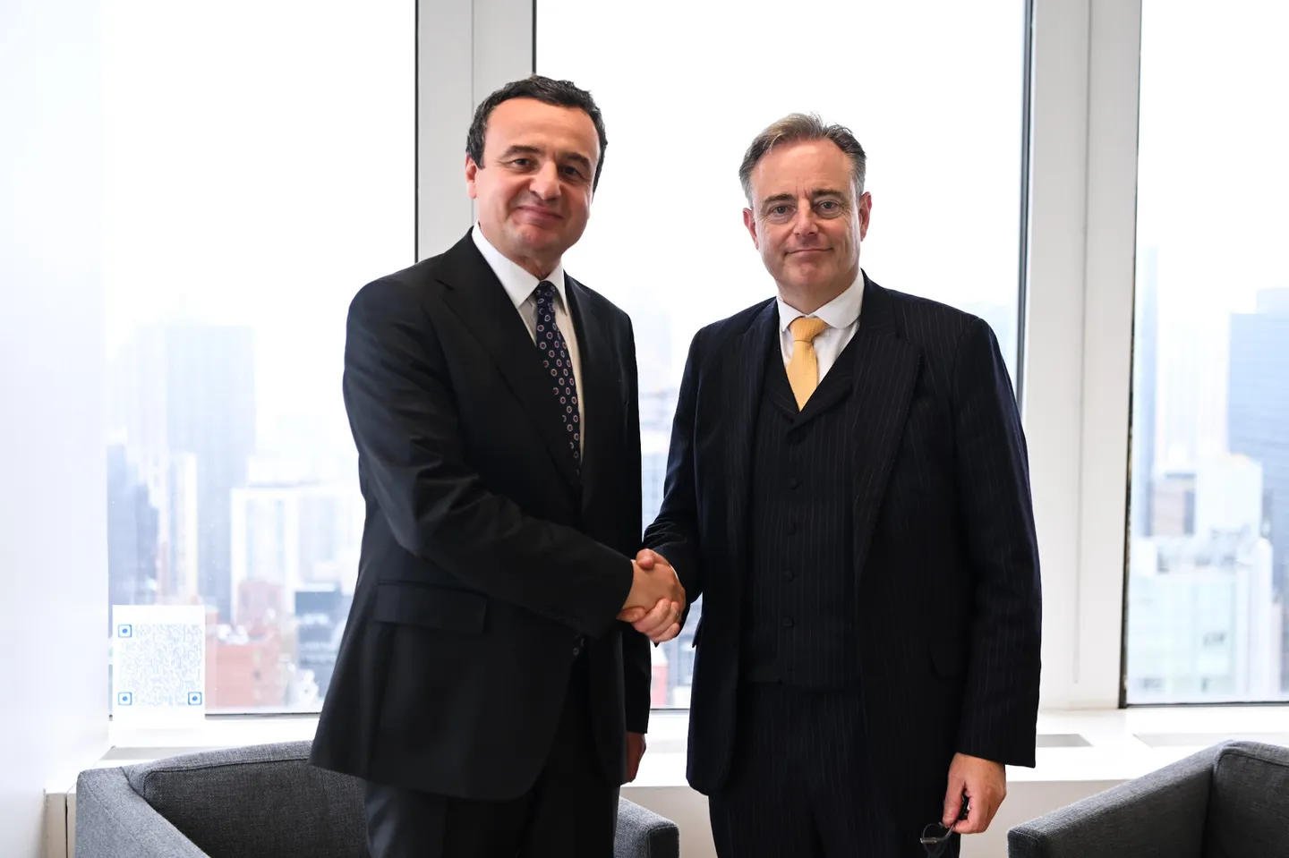 Kryeministri Kurti zhvilloi takim bilateral me homologun belg, Bart De Wever