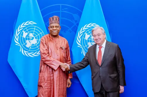 Kashim Shettima ya gana da Sakatare-Janar na MDD kan yunkurin Nijeriya na neman kujerar dindindin