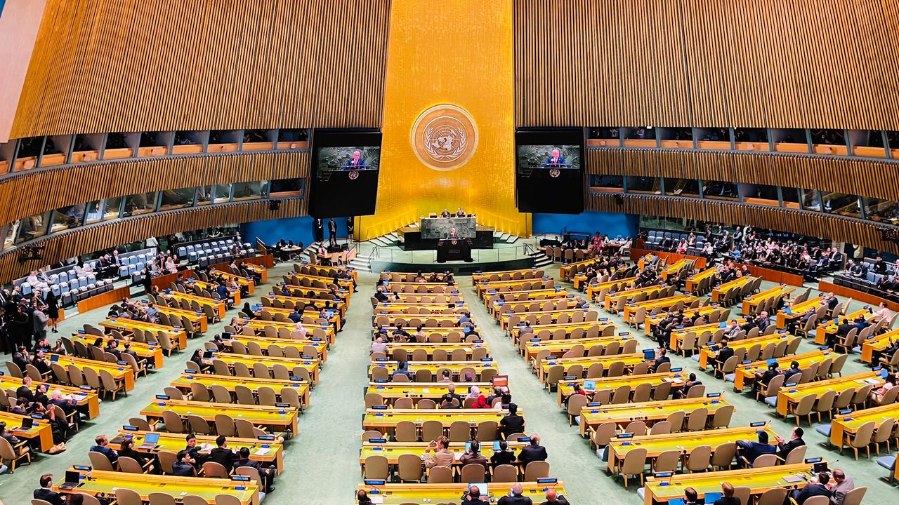 Netanyahu sparks mass walkout at UNGA as Gaza war looms over debate ...