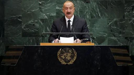 تأکید علی‌اف در سازمان ملل بر صلح پایدار با ارمنستان و گسترش روابط با آمریکا