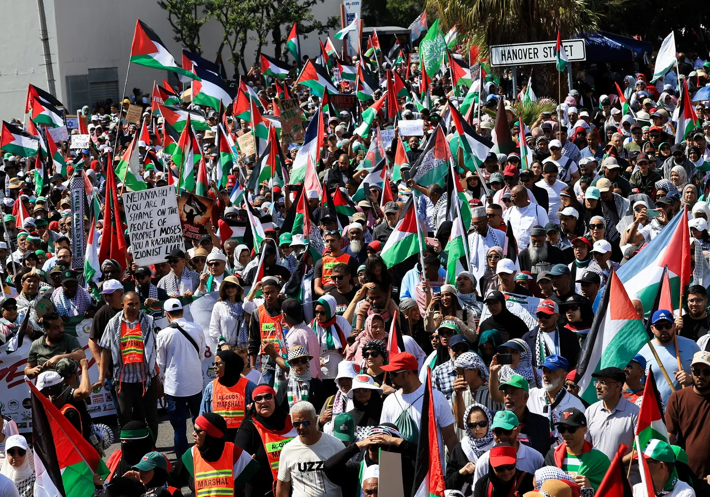 Thousands of protesters in South Africa demand cutting of ties with Israel