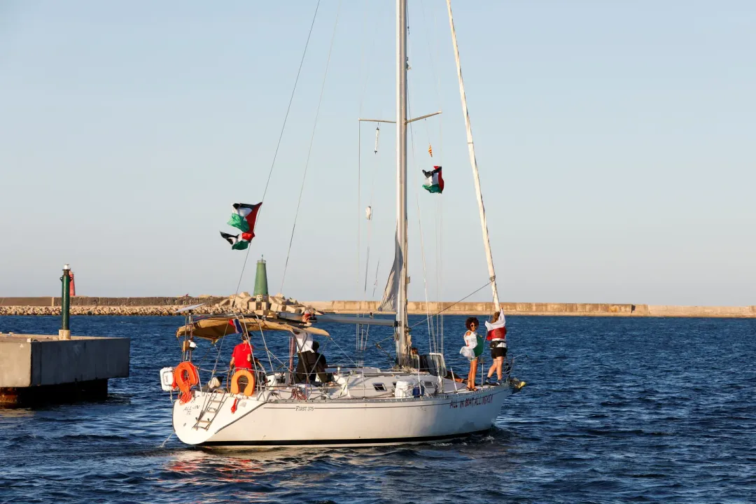 Global Sumud aid flotilla bound for Gaza approaches Egypt's northern coast