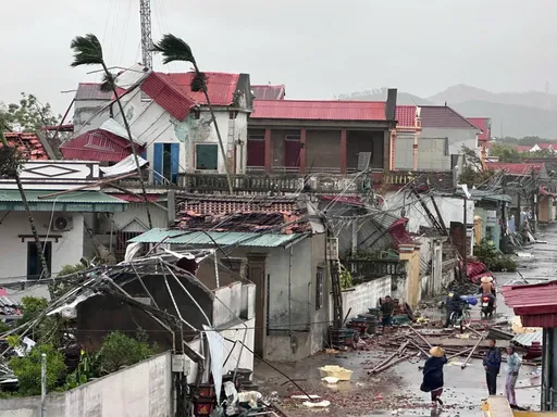 越南死亡人数因台风博罗依带来更多破坏而上升