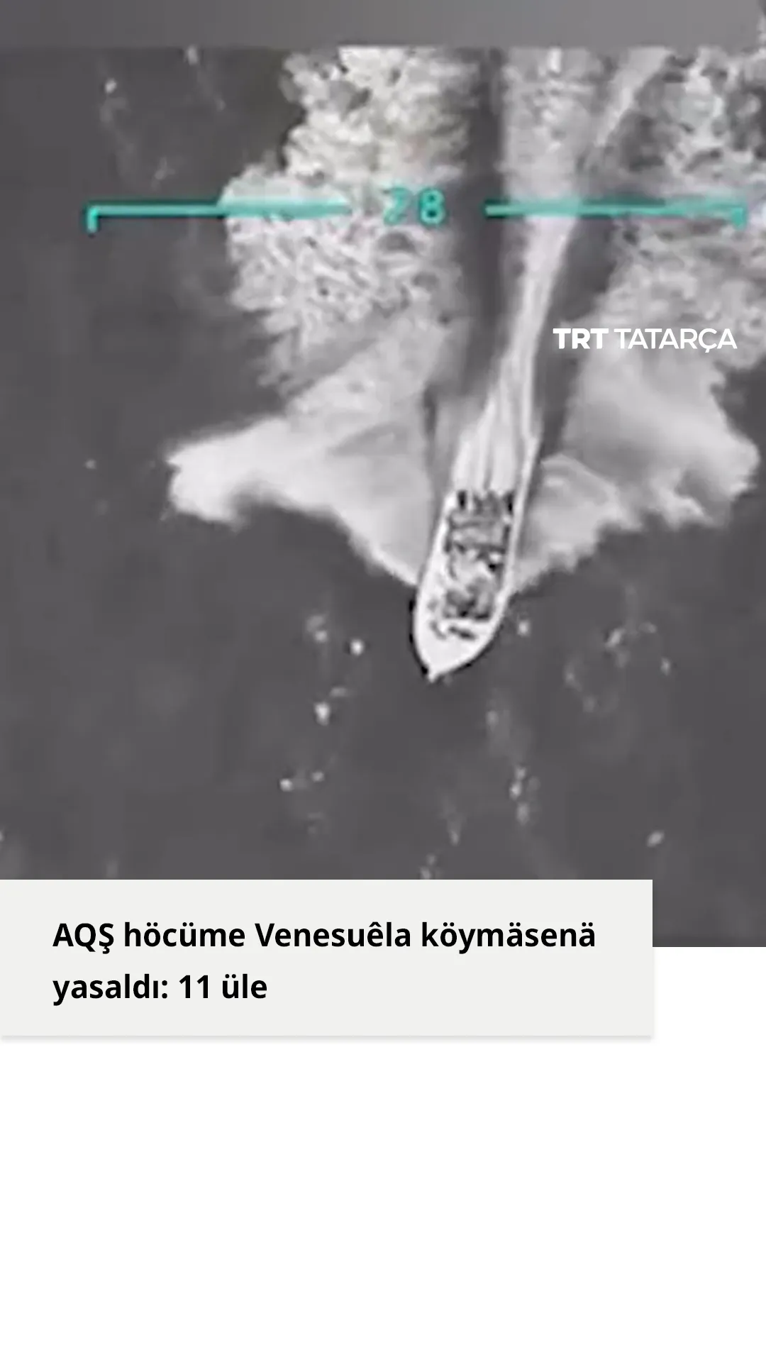 AQŞ höcümendä Venesuêla köymäse yuq itelde