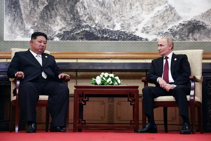 'Your soldiers fought courageously, heroically' against Ukraine, Putin tells Kim
