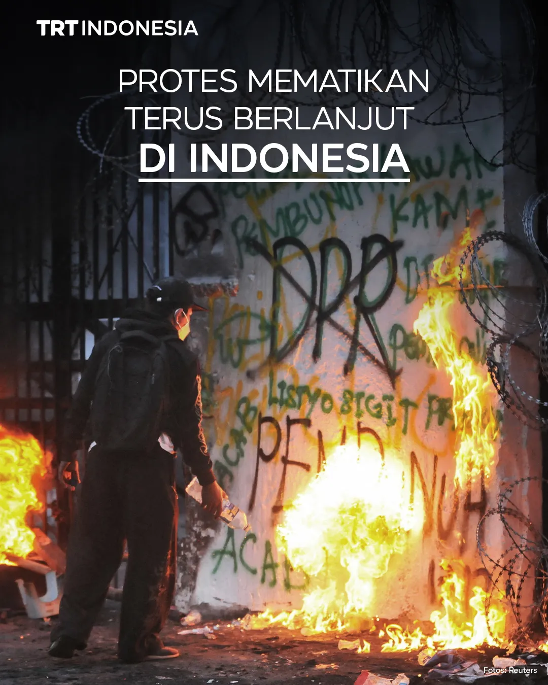 Protes mematikan terus berlanjut di Indonesia