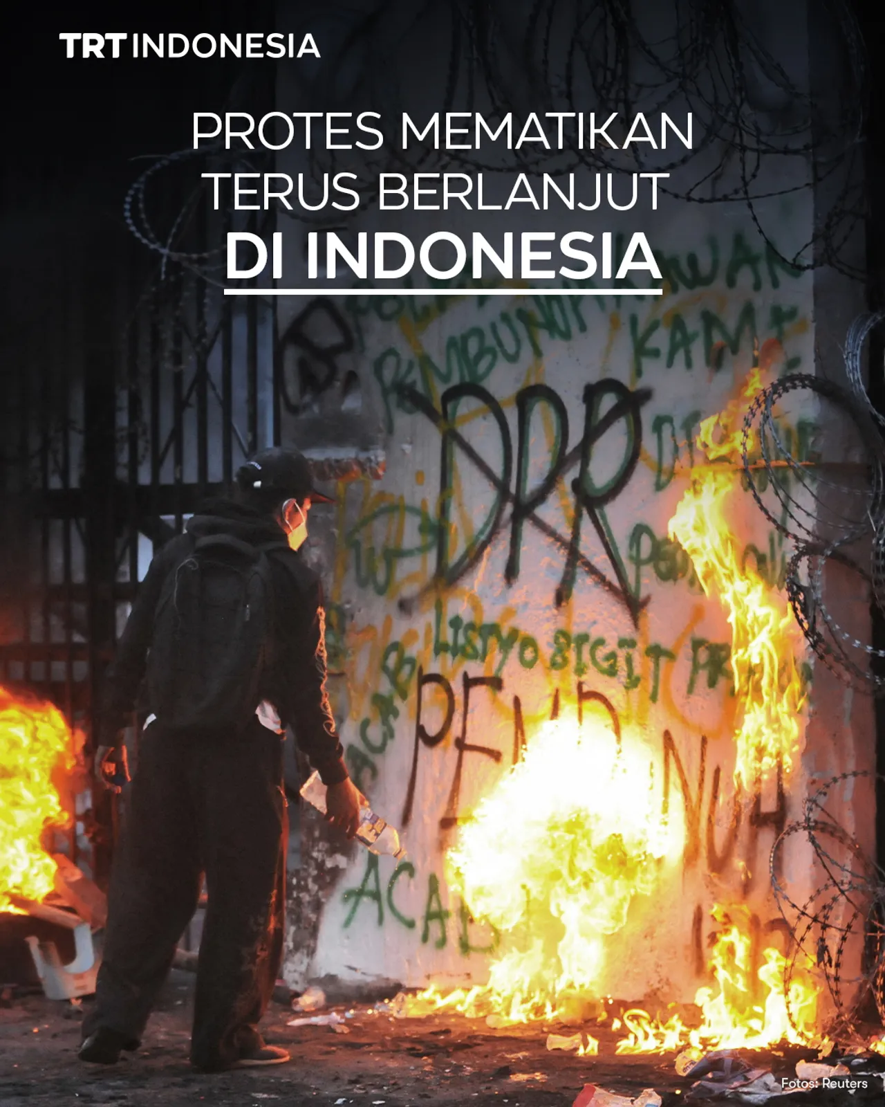 Protes mematikan terus berlanjut di Indonesia