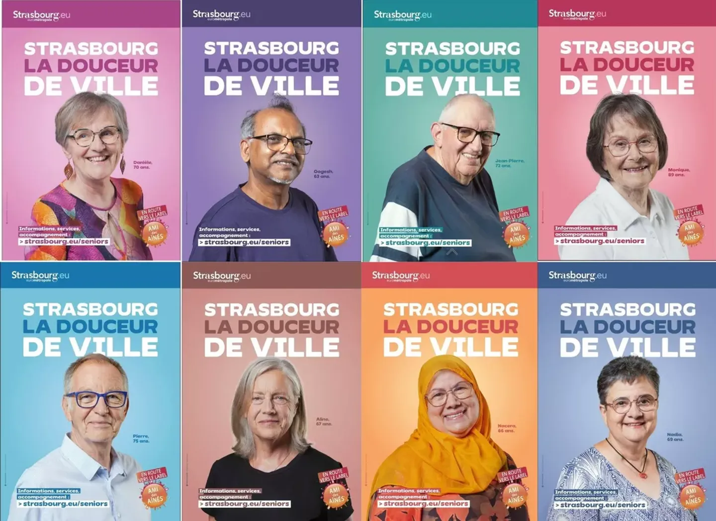 Strasbourg dans l’œil du cyclone de la droite pour une affiche d’une femme voilée