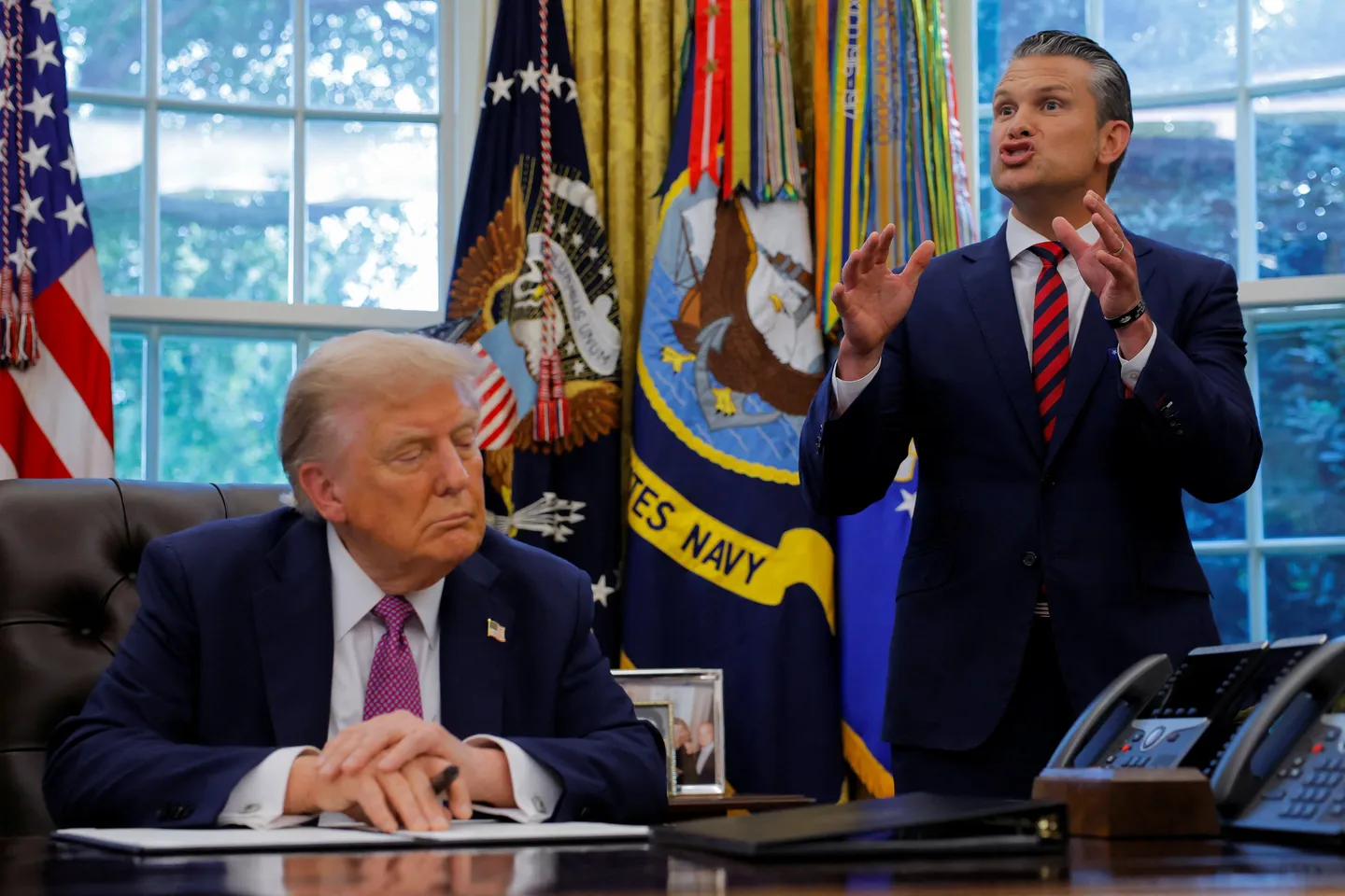 Trump signs order to rename Department of Defense the 'Department of War'