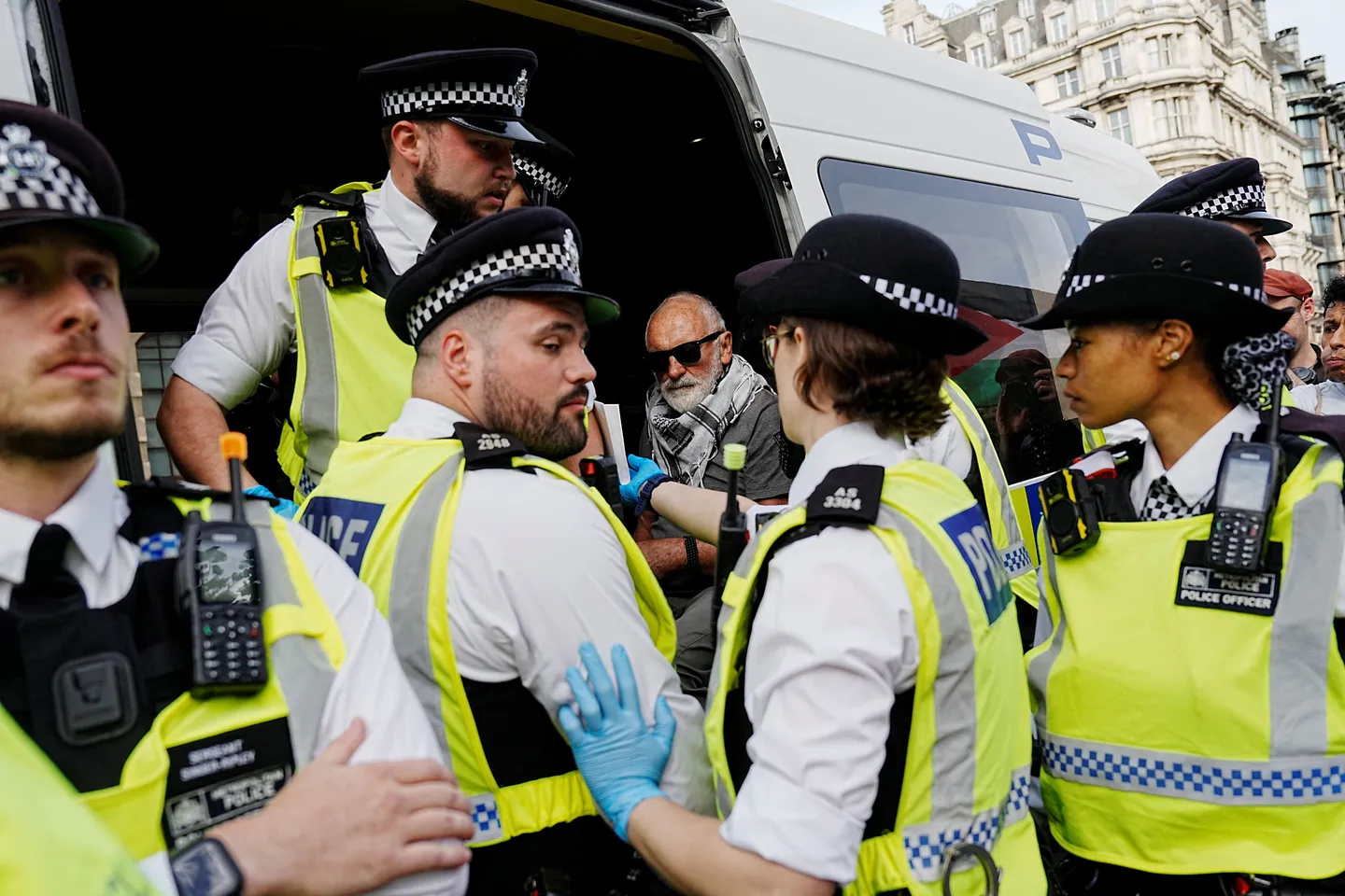 UK police arrest hundreds at London protest in support of Palestine Action