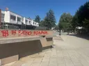 Shkruhet e më pas fshihet grafiti me emrin e Ratko Mlladiqit në Bujanoc