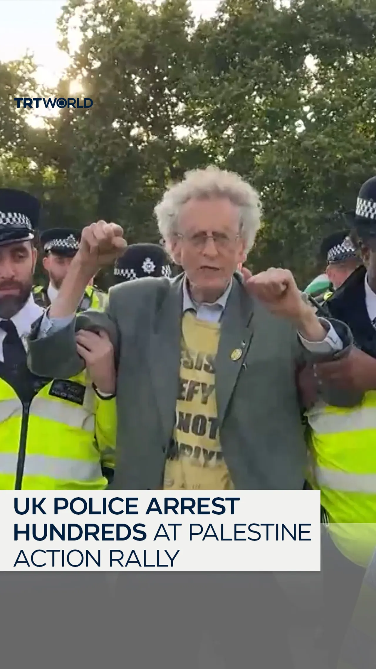 UK police arrest 425 protesters at Palestine Action demonstration