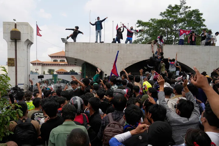 At least 14 dead in Nepal mass protest over social media ban