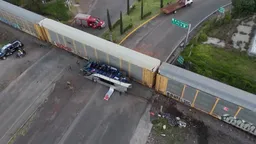 Train crashes into double-decker bus in Mexico, killing 10, injuring 61