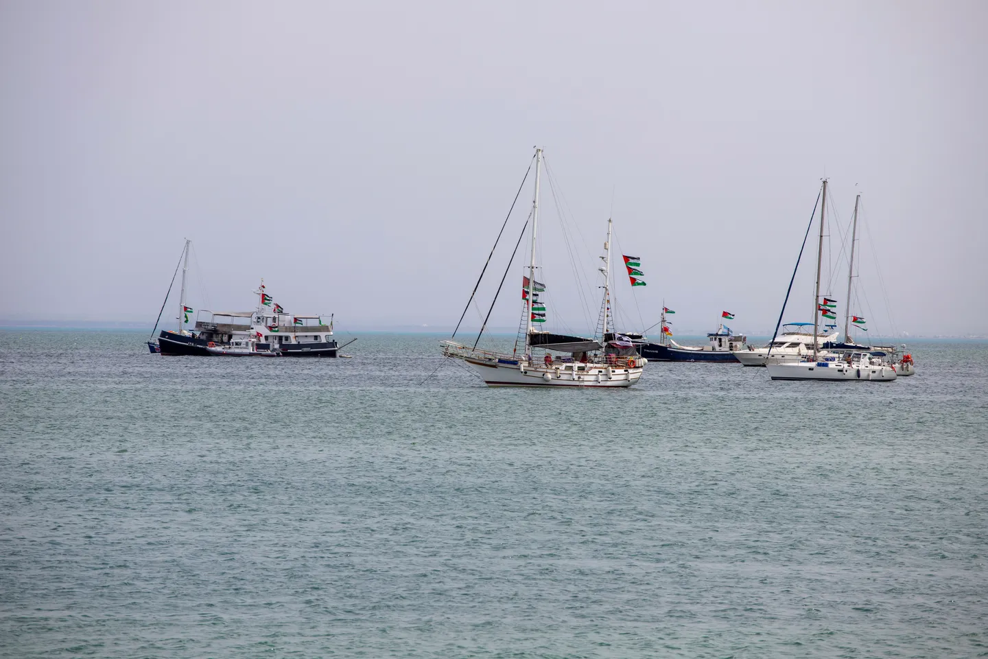 Global Sumud Flotilla bound for Gaza reports second suspected drone attack