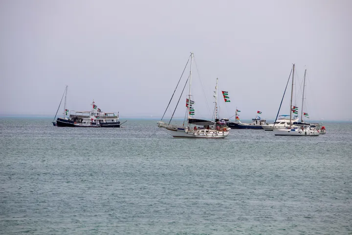 Global Sumud Flotilla bound for Gaza reports second suspected drone attack