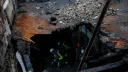 Ukraine shows diplomats damage after Russia's largest aerial strike