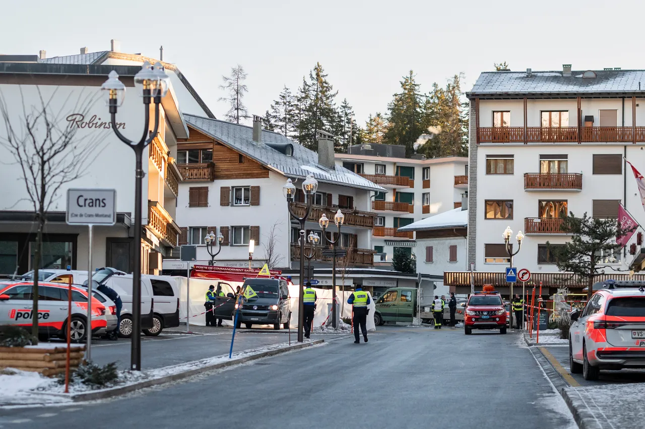 V eksploziji v švicarskem smučarskem središču Crans-Montana umrli najmanj dve osebi