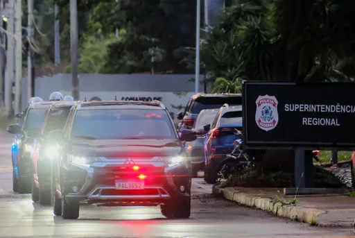 Brazil's Bolsonaro leaves hospital and returns to jail in capital Brasilia