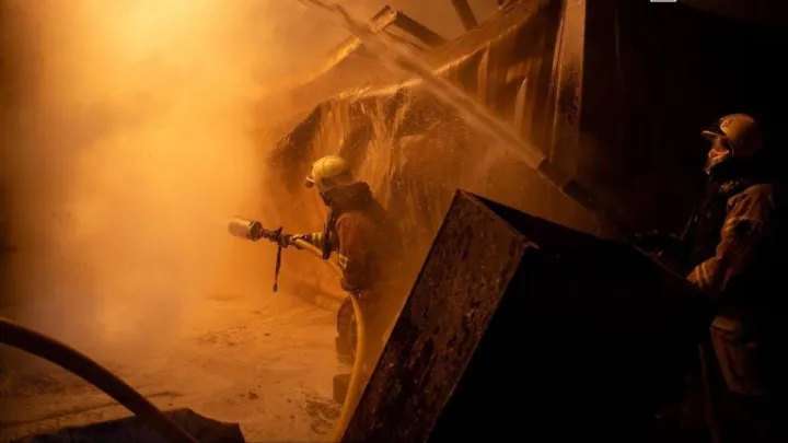 Российская атака в новогоднюю ночь