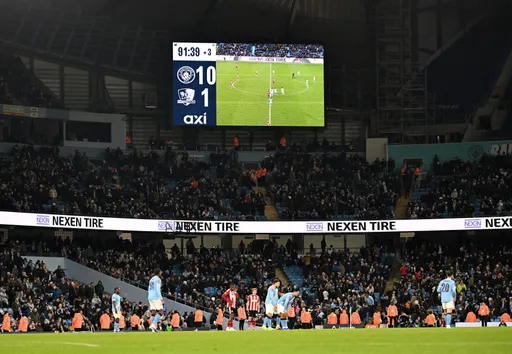 FA Cup: Manchester City terrasse le modeste Exeter par 10 buts à 1